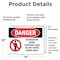 Signmission Renovation Work Contains Lead Do Not Enter Danger Sign, Vinyl Decal, 14in W x 10in L, 2PK OS-2PACK-DS-D-1014-L-1750 - alternate 2